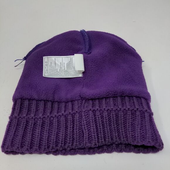 Snozu Youth Knit Beanie Hat Gap Blue Purple Ombre One Size 18M to 6 - Picture 8 of 12